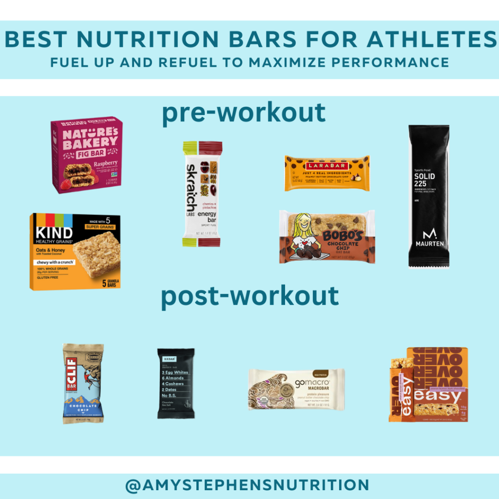 Best Nutrition Bars for Athletes Amy Stephens Nutrition